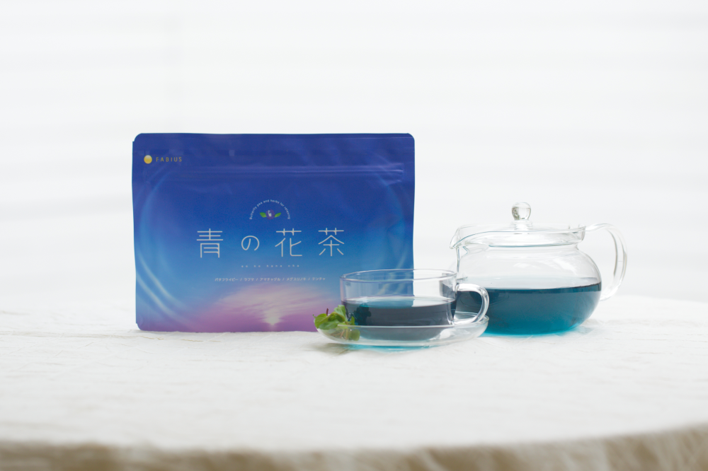 青の花茶